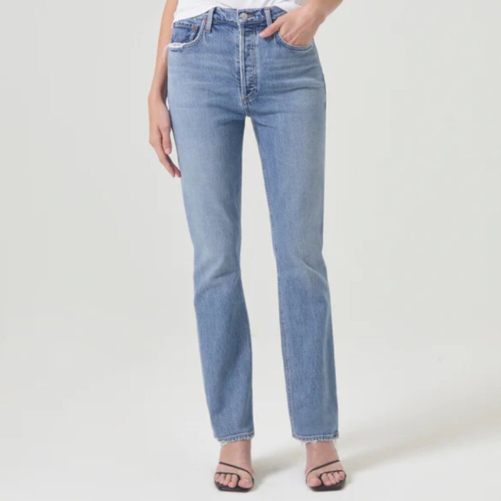 Agolde Jeans | Freya High Rise Slim (Stretch) in Quiver | NWT | Size 28